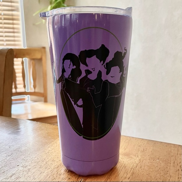 Disney Hocus Pocus I Put A Spell On You Purple Stainless Steel Tumbler NEW!! - Picture 2 of 8